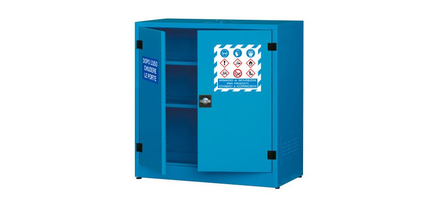 Armadio componibile per liquidi chimici Carvel ARM003C, 1075 x 500 x 1100 mm