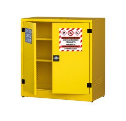 Armadio liquidi infiammabili componibile Carvel ARM003B, 1075 x 500 x 1100 mm