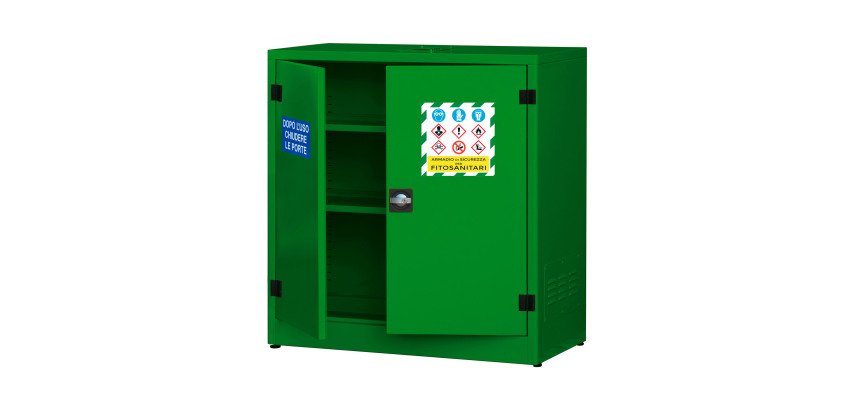 Armadio componibile per fitosanitari e pesticidi Carvel ARM003F, 1075 x 500 x 1100 mm
