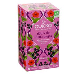 Detox Red Fruits Organic Infusion Pukka - Box of 20 sachets