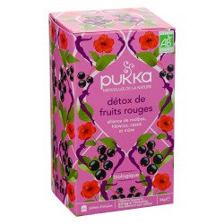 Infusion Détox de Fruits Rouges Bio Pukka - Boîte de 20 sachets