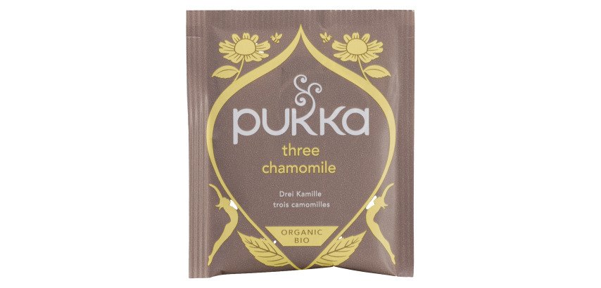 Bio-Dreierlei-Kamille-Teemischung Pukka - Schachtel mit 20 Beuteln