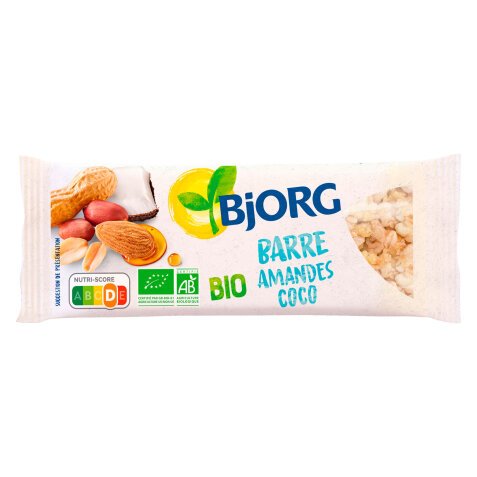 Riegel mit Bio-Mandeln und Kokosnuss von Bjorg - 25 g