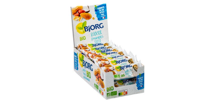 Riegel mit Bio-Mandeln und Kokosnuss von Bjorg - 25 g