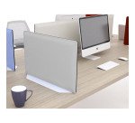 Base in metallo prof 15 cm x pannello trasversale bianco