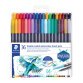 Aquarelstift Design Journey met dubbele punt en assortiment kleuren - Etui van 36