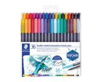 Rotulador acuarelable Design Journey doble punta colores surtidos - Estuche de 36