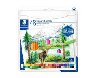 Crayon de couleur Staedtler Design Journey couleurs assorties - Pochette de 48