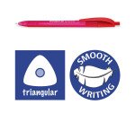 Stylo bille Staedtler 4230M rétractable pointe 1 mm écriture moyenne - Pochette de 8