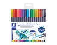 Rotulador acuarelable Design Journey doble punta colores surtidos - Estuche de 18