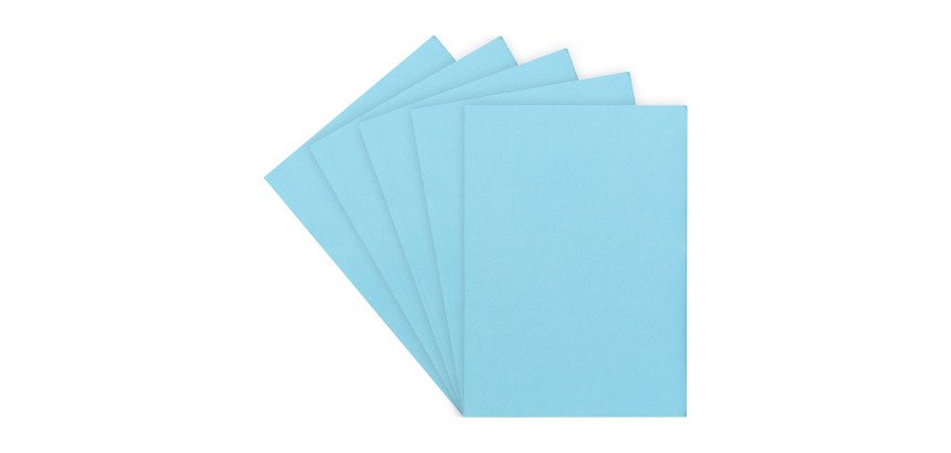 Chemise standard 160 g 24 x 32 cm couleur - Paquet de 100