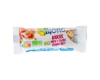 Barre noix de cajou cranberry Bio Bjorg - 25 g