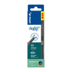 Stylo roller Pilot FriXion Ball+ effaçable rétractable pointe 0,7 mm - écriture moyenne - Pochette de 4