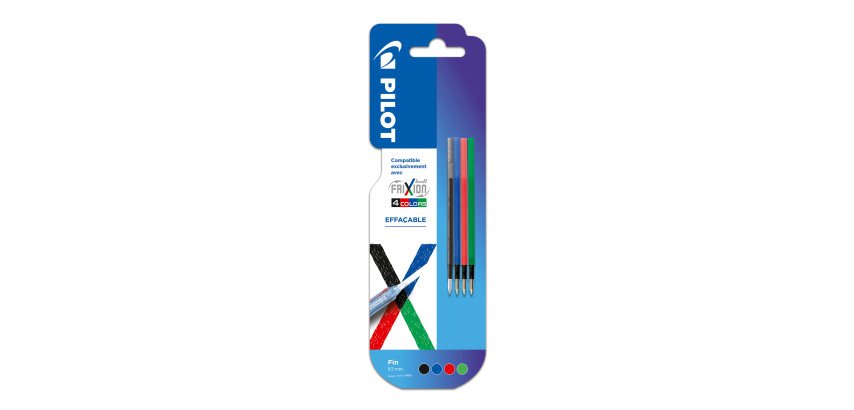 Fine Point 0.5mm Pilot FriXion Ball Erasable Pen Refill - Pack of 4