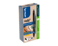 Verpakking met 10 rollerpennen uitwisbaar FriXion Ball+ Pilot met een gemiddelde punt van 0,7 mm + 10 navullingen waarvan 5 gratis