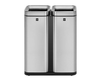 Poubelle de tri sélectif 'the twin bin', 2 x 30 litres