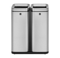 Poubelle de tri sélectif 'the twin bin', 2 x 30 litres