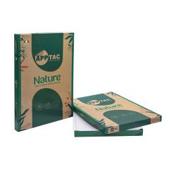 Etichette adesive riciclate Apptac Nature 52,5x29,7 40 etichette per foglio - 100 ff - 4000 etichette