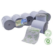 Carta termica GreenROLL fto. larghezza 57 cm lunghezza 30 m senza anima in carta riciclabile blue4est(R) in conf. 10 rotoli