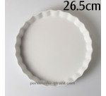 Moule à tarte 27cm - Blanc
