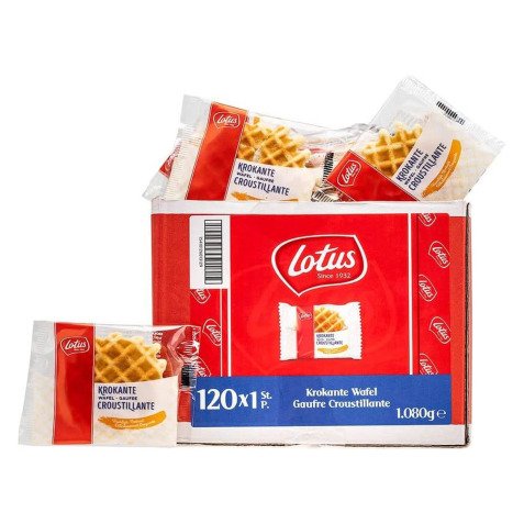 Gaufre croustillante Lotus - Carton de 120