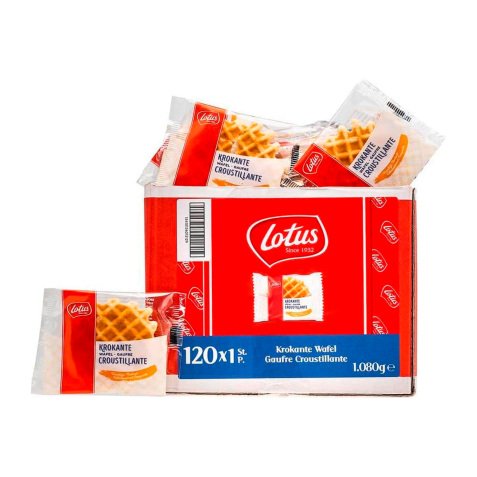 Gaufre croustillante Lotus - Carton de 120