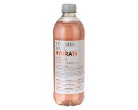 Eau vitaminée Vitamin Well Hydrate Rhubarbe et fraise 50 cl - 24 bouteilles