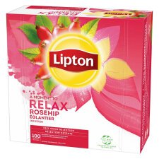 Infusion Églantier Lipton Relax - Boîte de 100 sachets