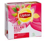 Infusion Églantier Lipton Relax - Boîte de 100 sachets