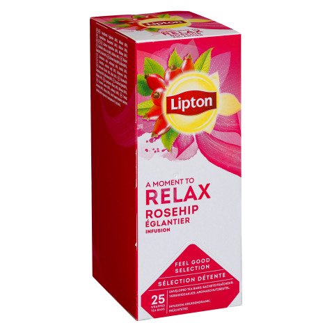 Infusion Églantier Lipton Relax - Boîte de 25 sachets