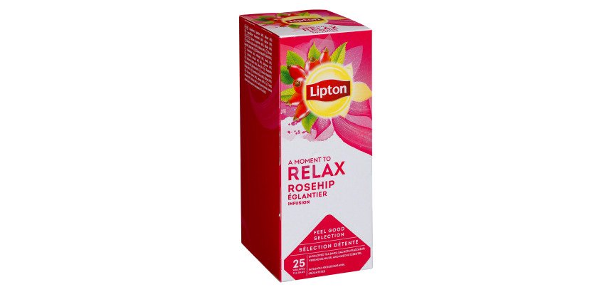 Infusion Églantier Lipton Relax - Boîte de 25 sachets