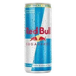 Red Bull sans sucres 25 cl -  24 canettes