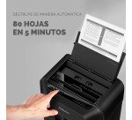 Destructora Fellowes automática Híbrida AutoMax 80M minicorte P-4 17L