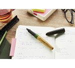 Stylo bille Stabilo Grow à capuchon pointe 0,5 mm - Encre bleue