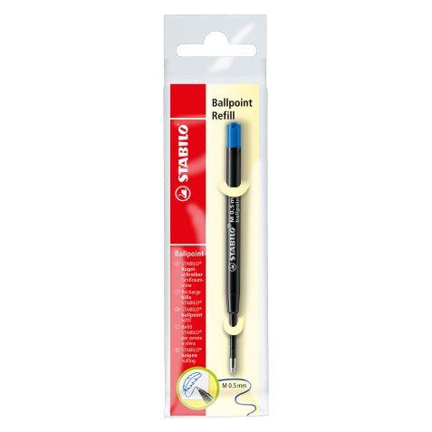 Recharge pour stylo bille Stabilo Grow pointe moyenne 0,5 mm