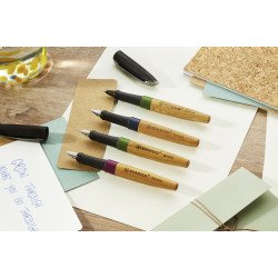 Stylo bille Stabilo Grow à capuchon pointe 0,5 mm - Encre bleue