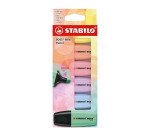 Surligneur Stabilo Boss pastel mini - Étui carton de 6