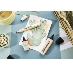 Markeerstift Stabilo Boss nature vibes mini - Kartonnen etui van 6
