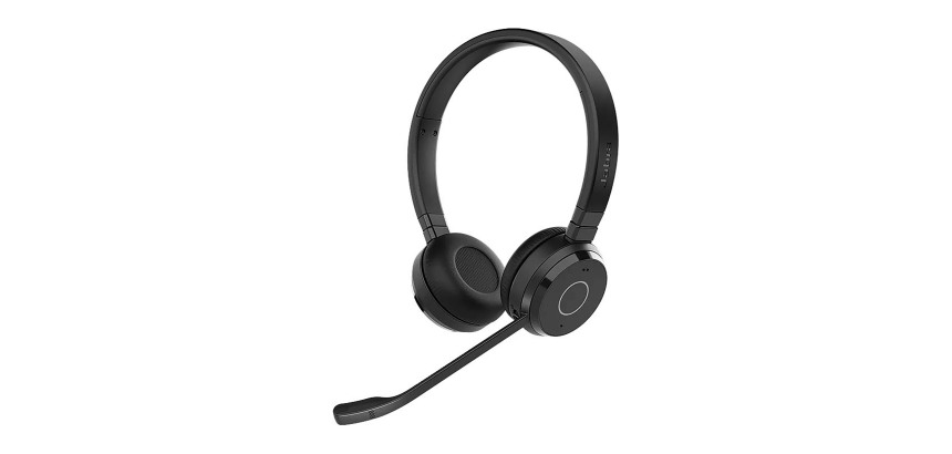 Casque micro sans fil Jabra Evolve 65 TE stéréo UC - 2 écouteurs