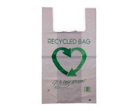 Bolsa camiseta G200 blanca 50 x 60 cm - pack de 100 bolsas