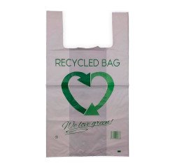 Bolsa camiseta G200 blanca 50 x 60 cm - pack de 100 bolsas