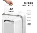 Destructora Fellowes LX201 microcorte 22 litros P-5 blanca