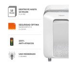 Destructora Fellowes LX201 microcorte 22 litros P-5 blanca
