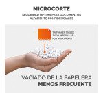 Destructora Fellowes LX201 microcorte 22 litros P-5 blanca