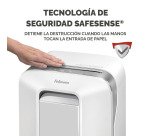 Destructora Fellowes LX201 microcorte 22 litros P-5 blanca
