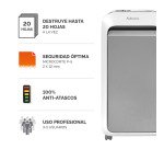 Destructora Fellowes LX221 microcorte 30 litros P-5 blanca
