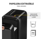Destructora Fellowes LX220 Minicorte 30 litros P-4
