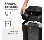 Destructora Fellowes LX-41 corte en partículas 17 litros P-4