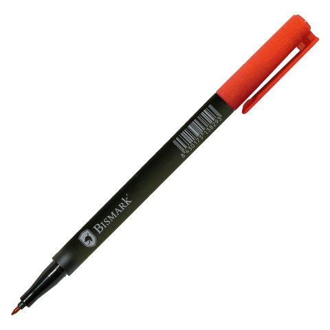 Rotulador permanente Punta Fina 0,6 mm Bismark Rojo