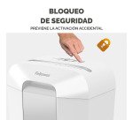 Destructora Fellowes LX-70 corte en partículas 18 litros P-4